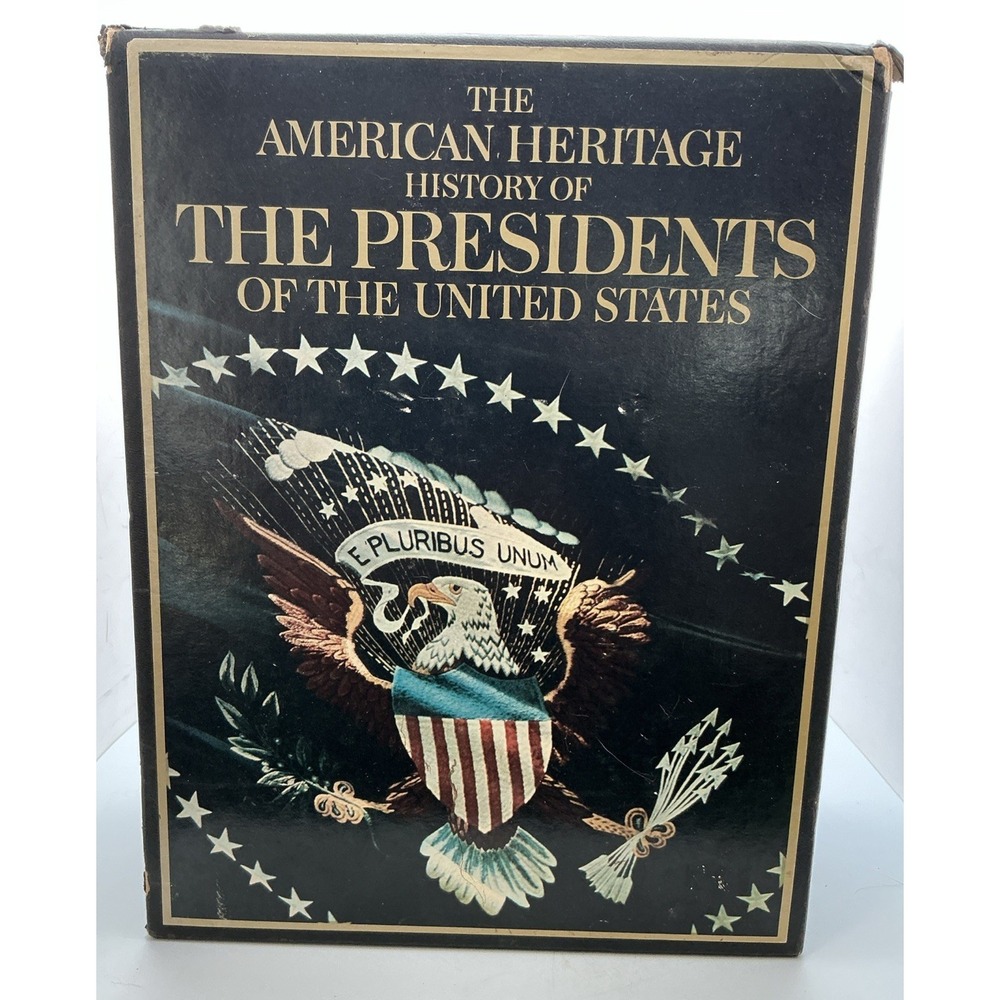 Vintage 1968 American Heritage History of the‎ Presidents 3-Book Box Set